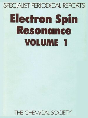 cover image of Electron Spin Resonance